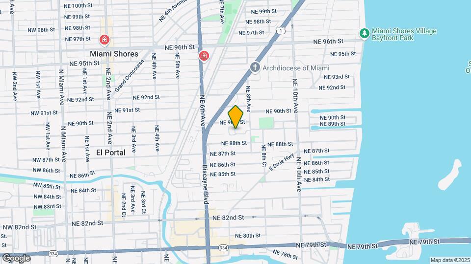 730 NE 90th St Map and Location Details