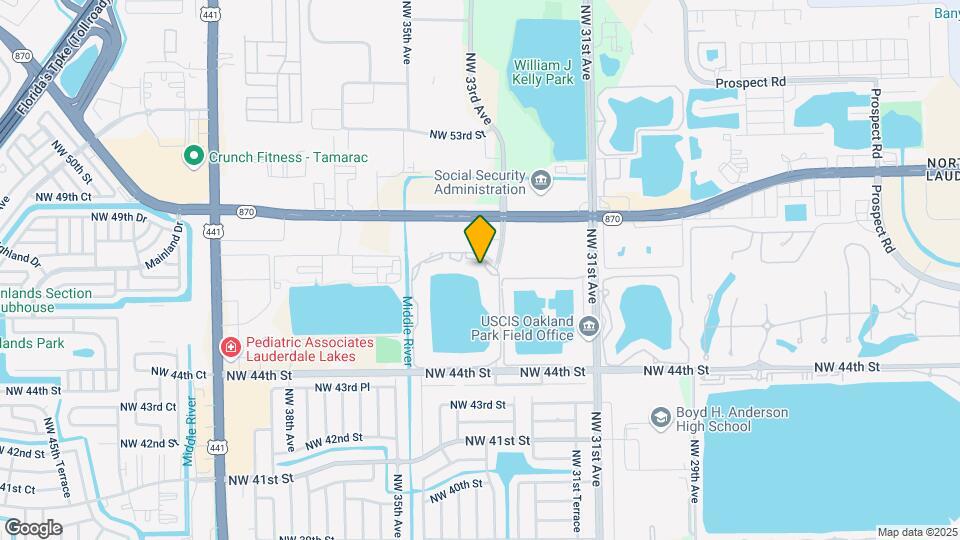 3457 NW 44th St, Unit 103 Map and Location Details