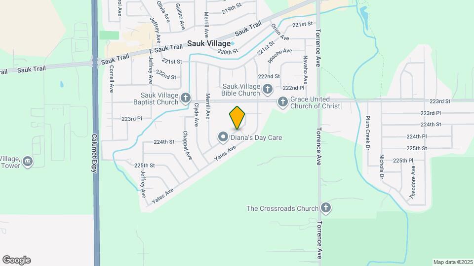 22407 Strassburg Ave Map and Location Details