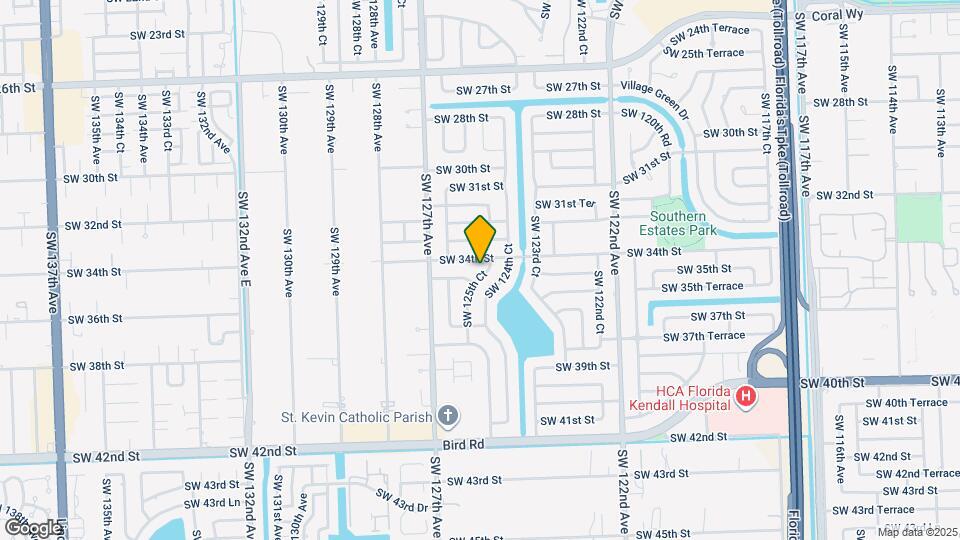 3420 SW 125th Ct Map and Location Details