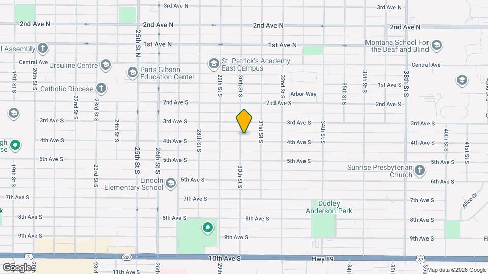 3001 4th Ave S Map and Location Details