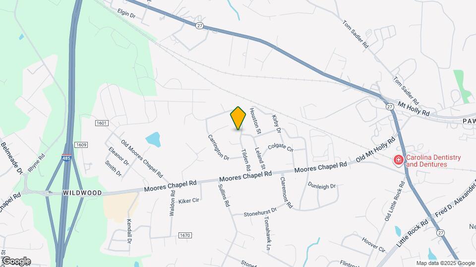 832 Tilden Rd Map and Location Details