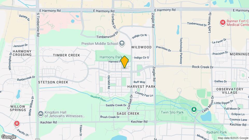 2814 Rock Creek Dr Map and Location Details
