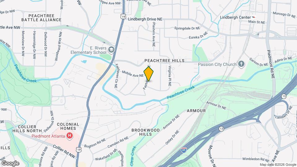 2215 Fairhaven Cir NE Map and Location Details