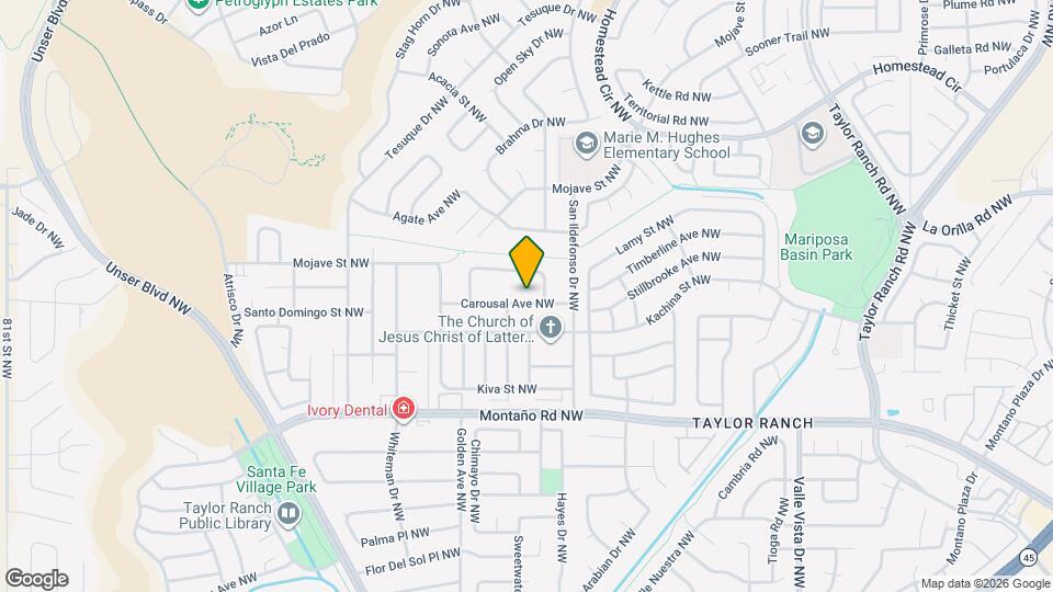 6105 Carousal Ave NW Map and Location Details