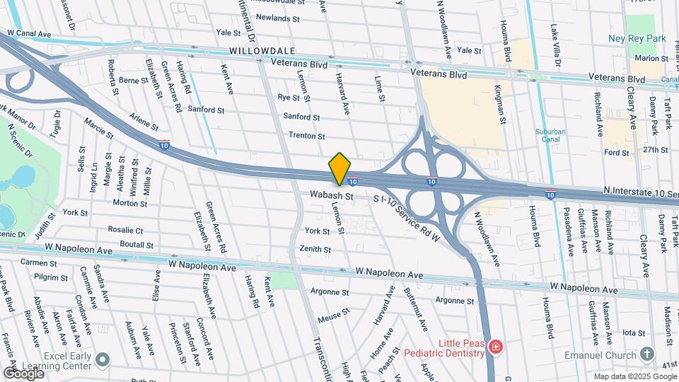 4849 Wabash St Mapa y Detalles de la Ubicación