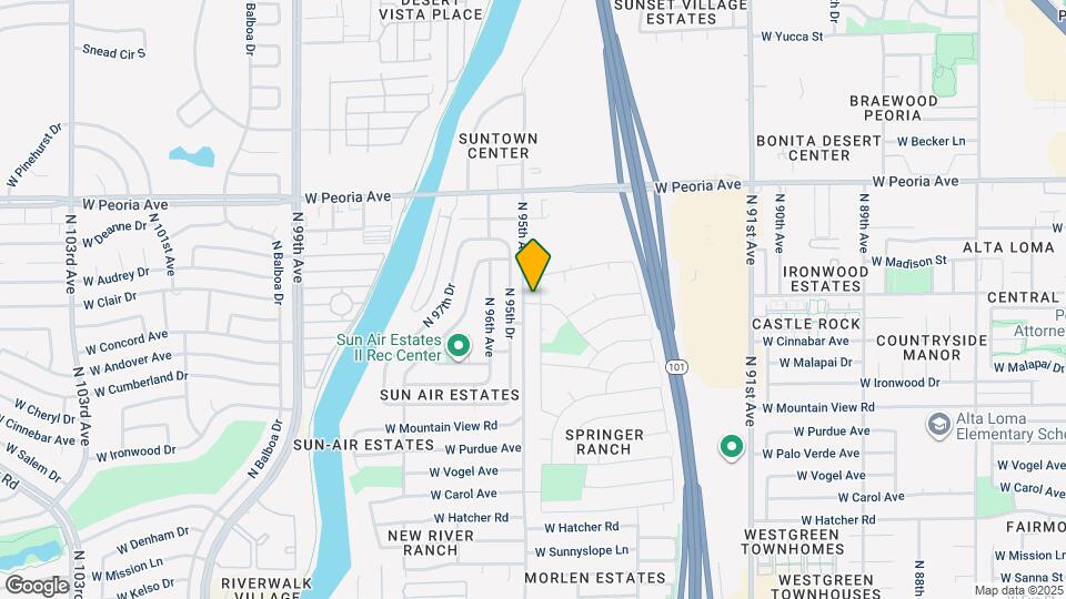 10216 N 94th Ln Map and Location Details