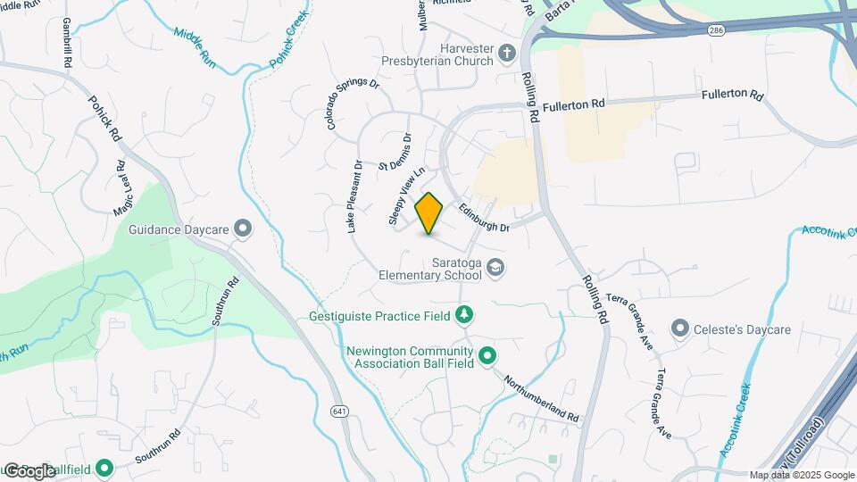 8054 Powderbrook Ln Map and Location Details