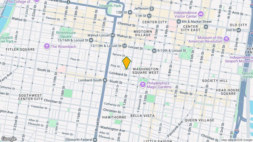 1238 Waverly Walk Map and Location Details