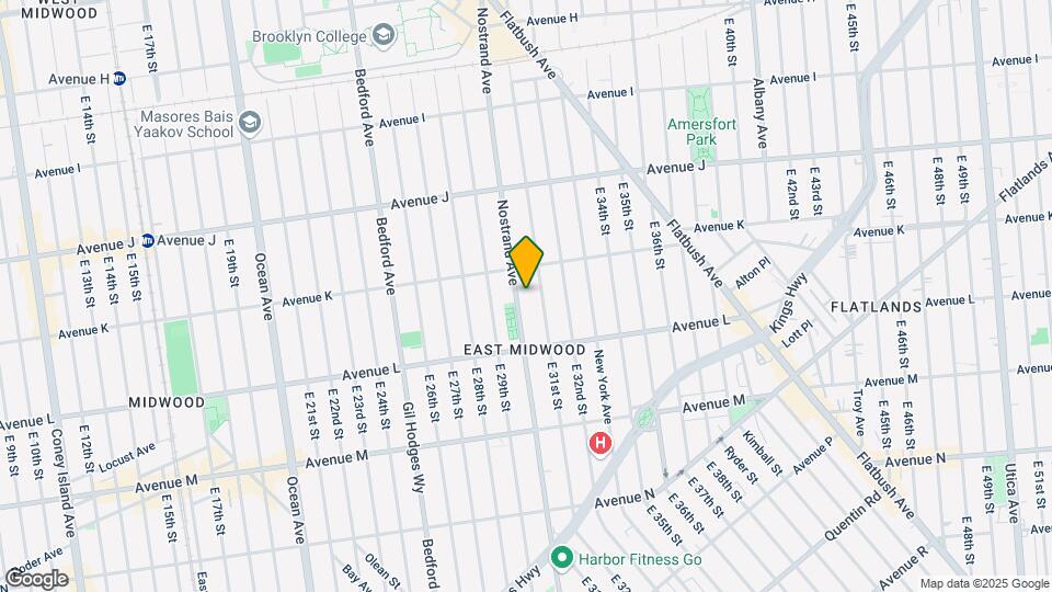 2501 Nostrand Ave Map and Location Details