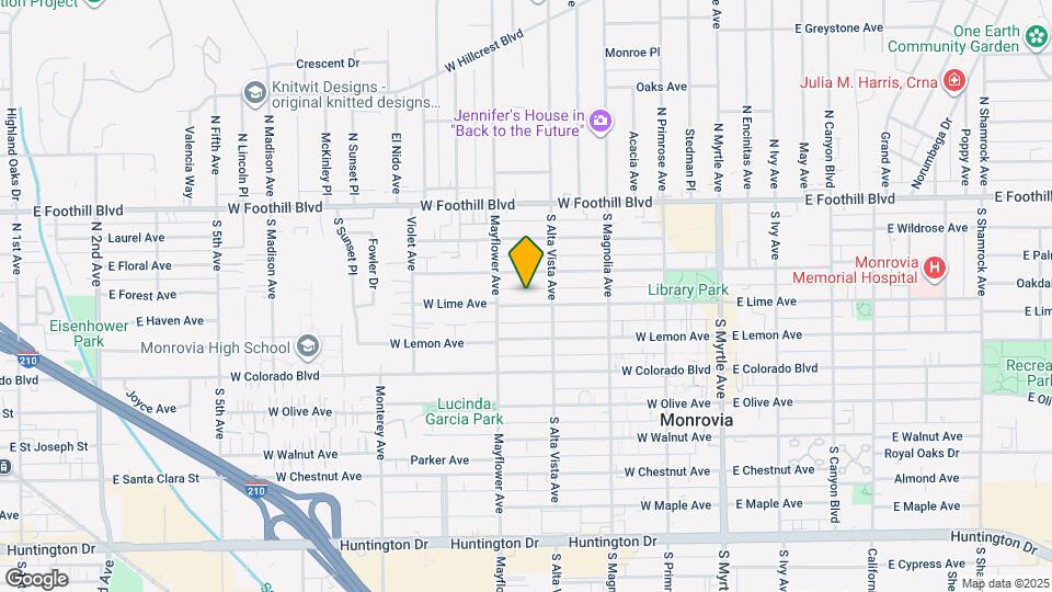 425 W Lime Ave Map and Location Details