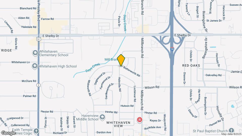 4844 Haleville Rd Map and Location Details