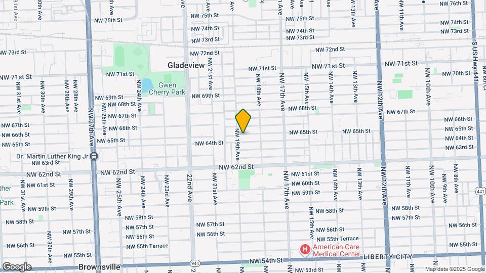 1874 NW 65th St Map and Location Details