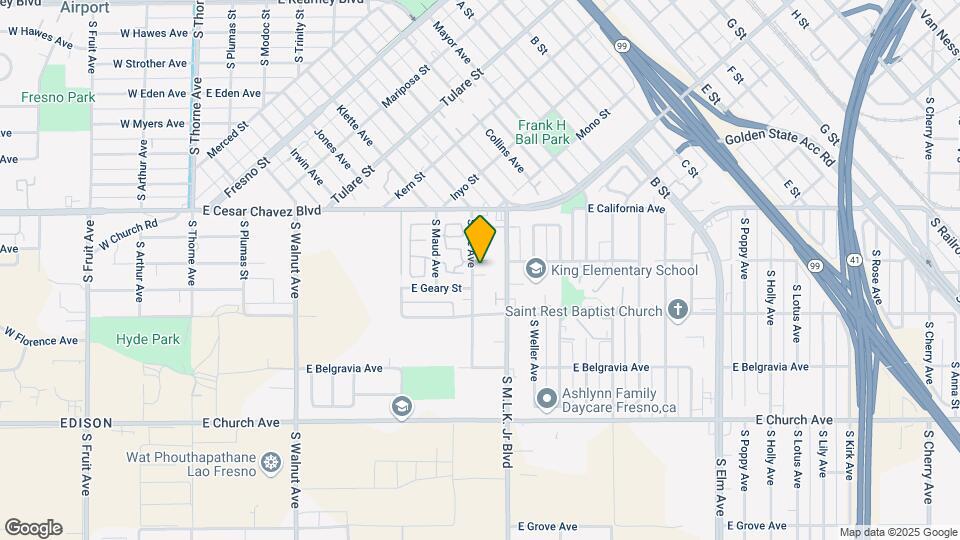 2225 S Lee Ave Mapa y Detalles de la Ubicación