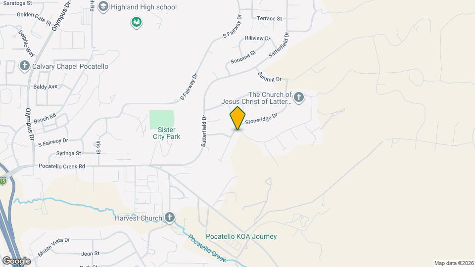 1390 Stoneridge Dr Map and Location Details