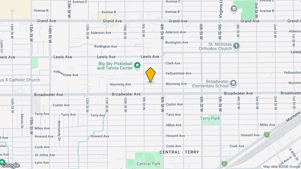 834 1/2 Wyoming Ave Map and Location Details