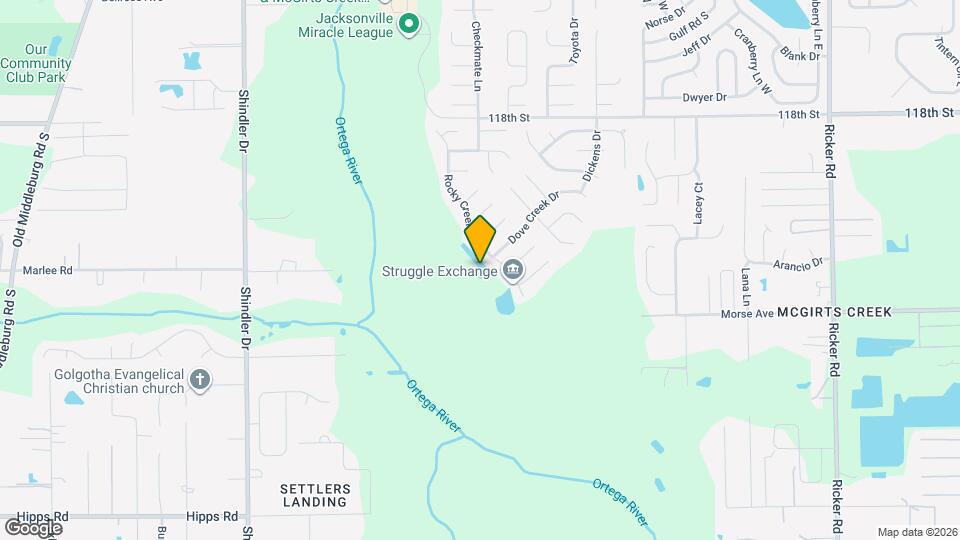 8182 Rocky Creek Dr Map and Location Details