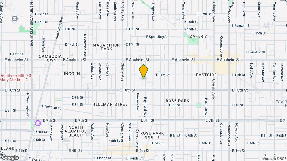 1061 Raymond Ave Mapa y Detalles de la Ubicación