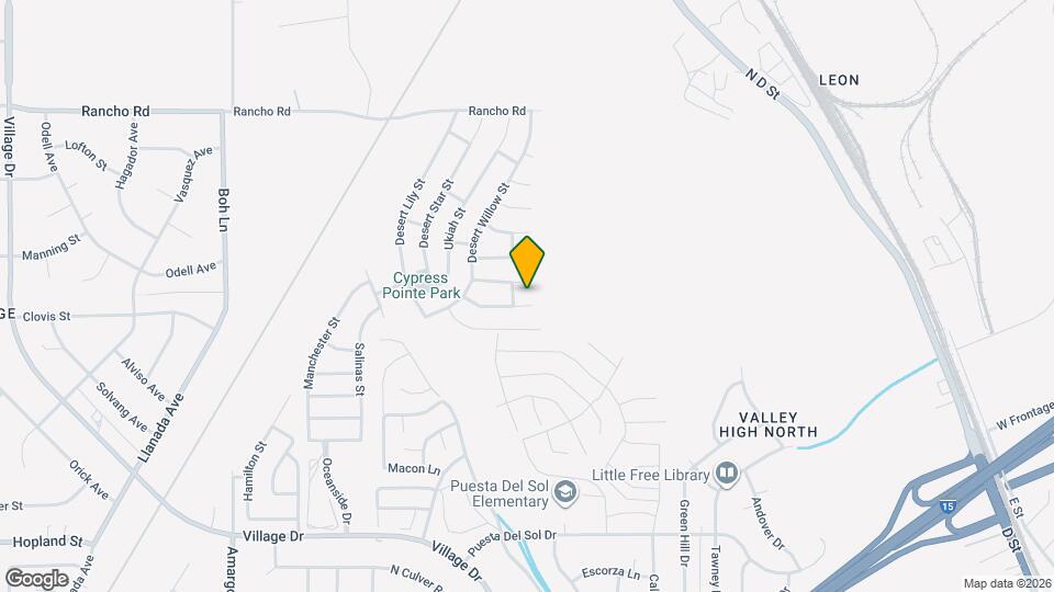 15866 Barrel Cactus Ln Map and Location Details