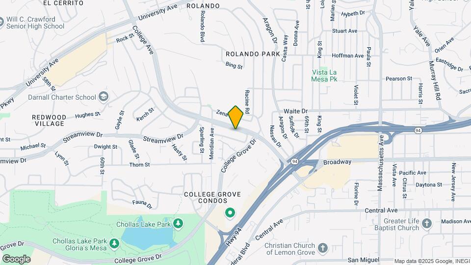 3518 College Ave Map and Location Details