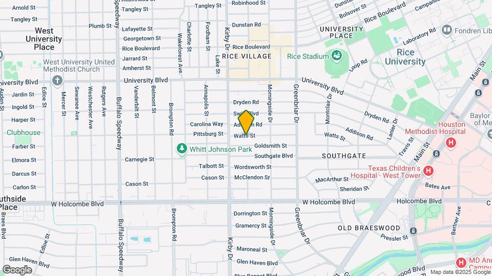 2507 Watts St Map and Location Details