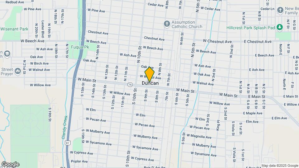 827 W Main St, Unit Apartment Map and Location Details