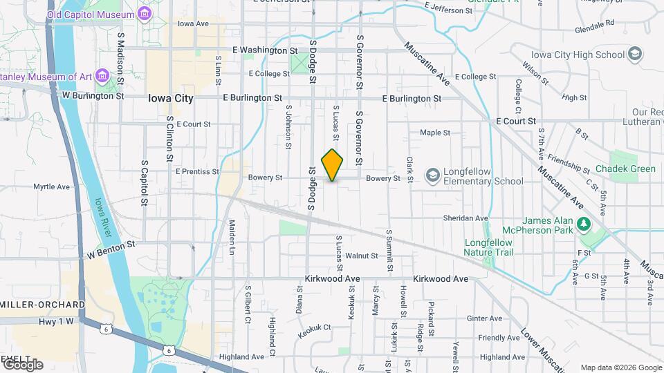 609 S Lucas St Mapa y Detalles de la Ubicación