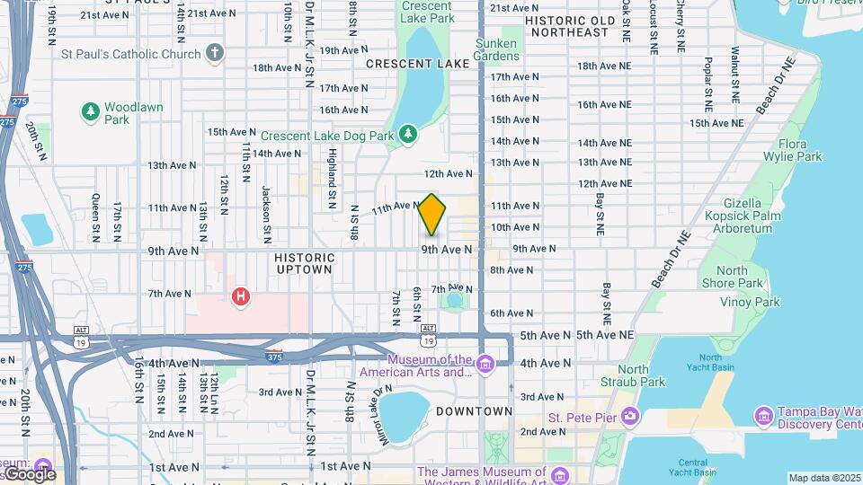525 9th Ave N Map and Location Details