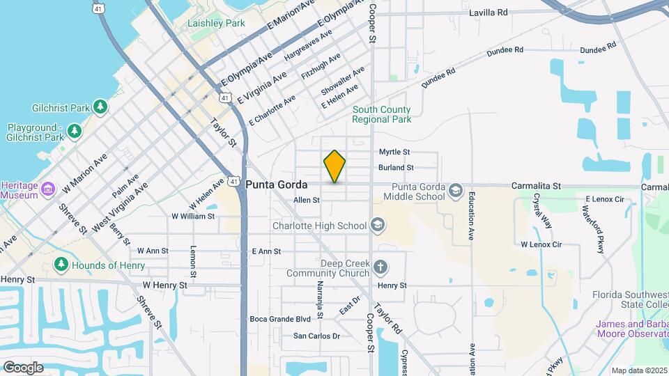 415 Carmalita St, Unit 415 Carmalita St Map and Location Details