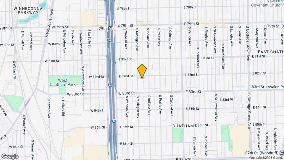 8201 S Michigan Avenue Map and Location Details