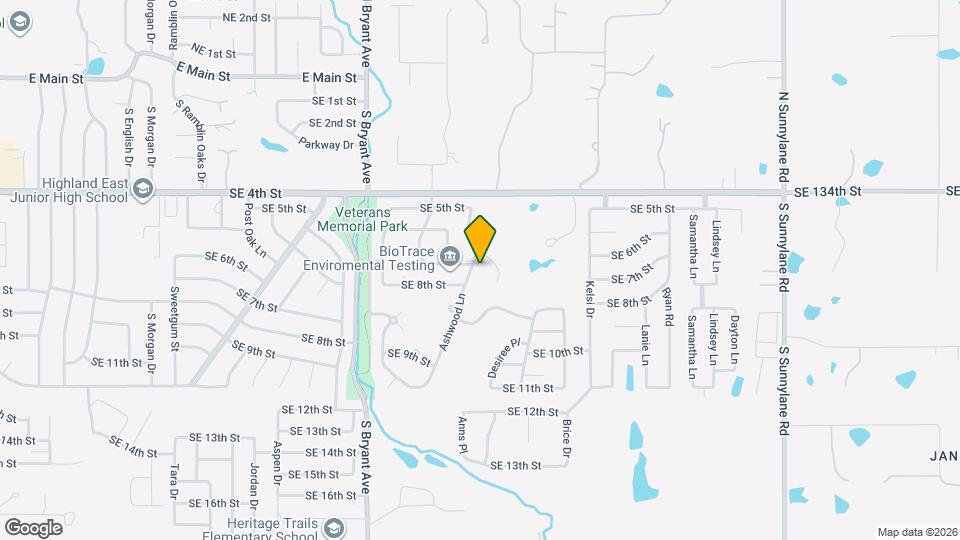 708 Ashwood Ln Map and Location Details