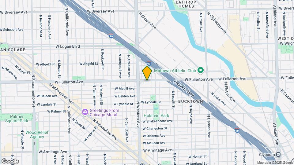2329 W Fullerton ave Map and Location Details