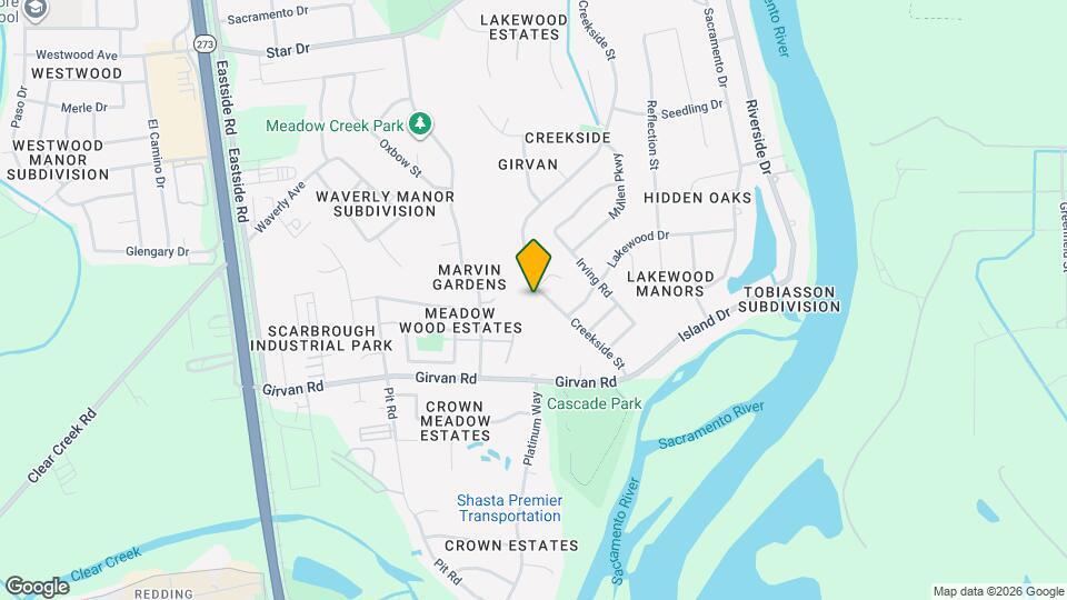6822 Creekside St Map and Location Details