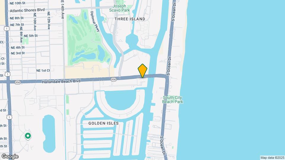 2602 Hallandale Beach Blvd Mapa y Detalles de la Ubicación