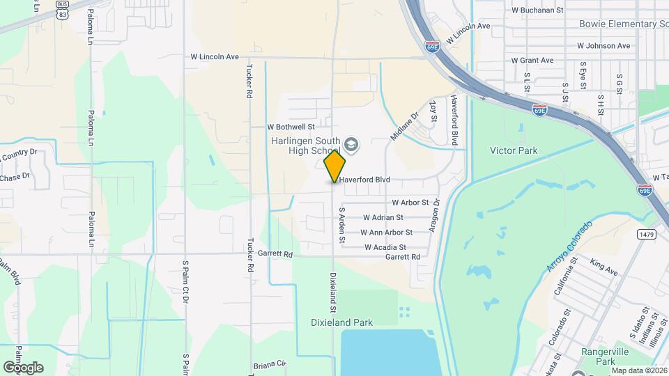 1805 Dixieland Rd Map and Location Details