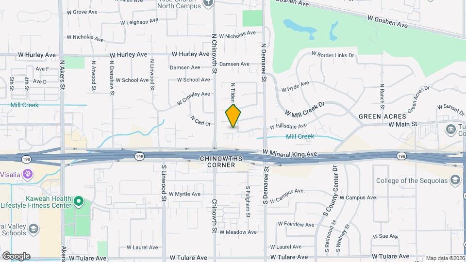 3922-3926 W Hillsdale Ct Map and Location Details