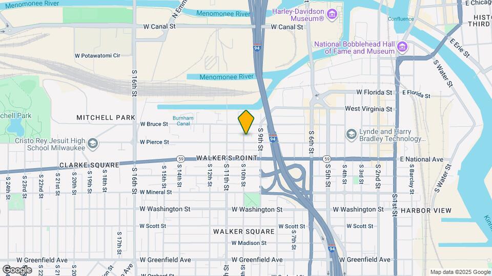 632 S 10th St Map and Location Details