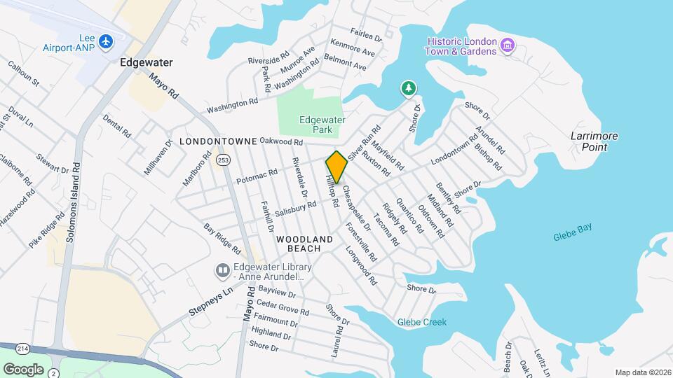 1625 Hilltop Rd Map and Location Details