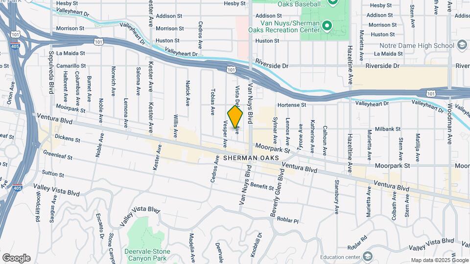 4455 Vista del Monte Ave Mapa y Detalles de la Ubicación