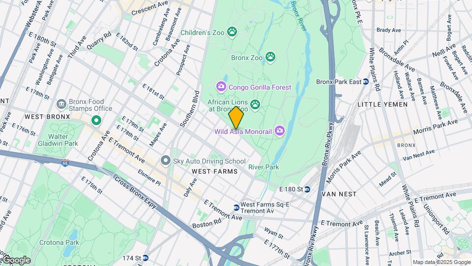 946 Bronx Park S Map and Location Details