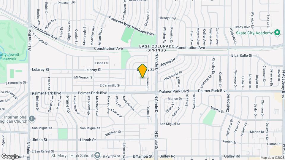 1613 Sherman St Map and Location Details