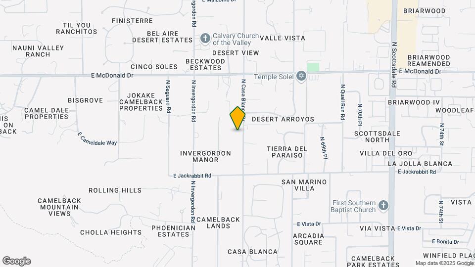 5620 N Casa Blanca Dr Mapa y Detalles de la Ubicación