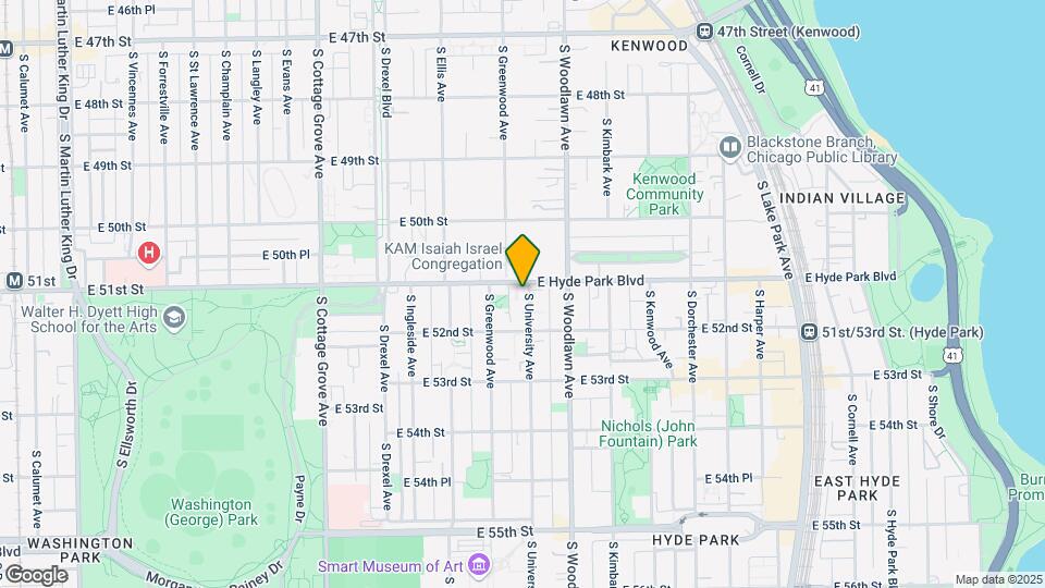 1101 E. Hyde Park Boulevard Map and Location Details