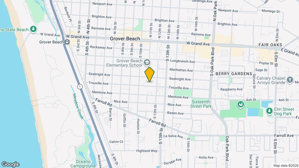 1113 Trouville Ave, Unit #A Map and Location Details