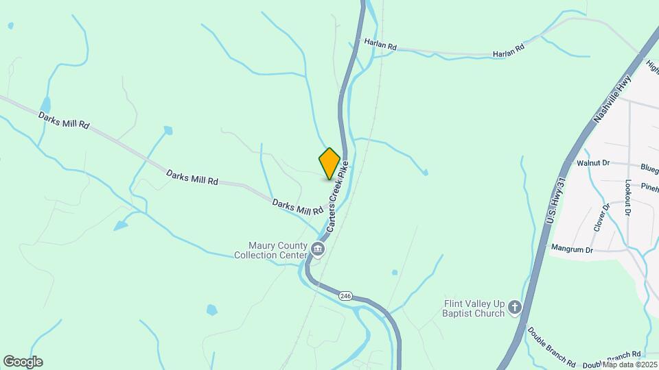 427 Carters Creek Pike Map and Location Details