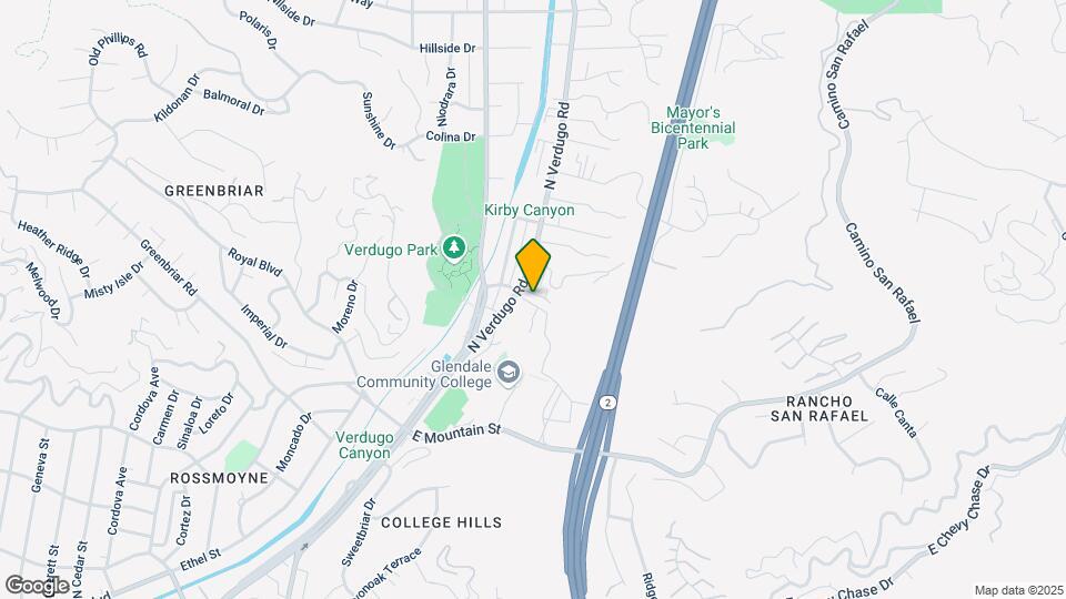 1550 Verdugo Rd Mapa y Detalles de la Ubicación