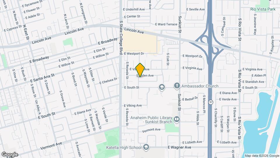 2201 E Standish Ave Map and Location Details