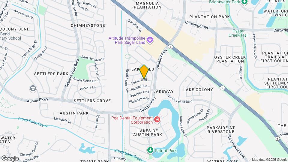 4530 Texas Trail Map and Location Details