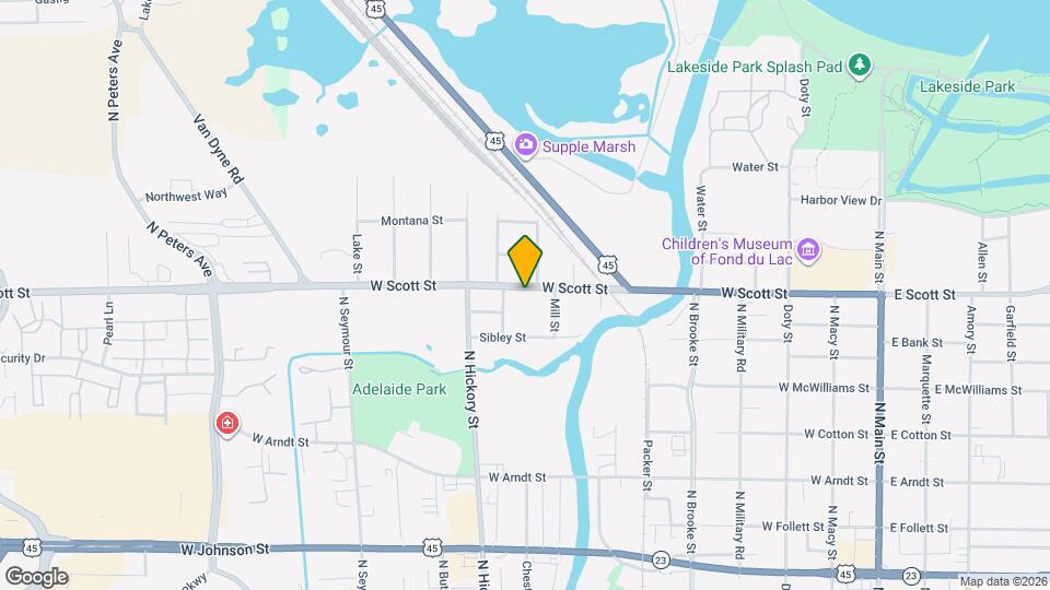 362 W Scott St, Unit Upper Map and Location Details