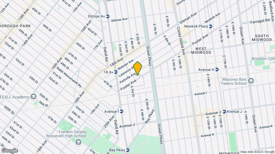 315 Foster Ave Mapa y Detalles de la Ubicación